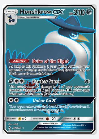 Honchkrow GX — catalogusbeeld