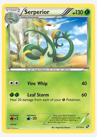 Serperior — catalogusbeeld