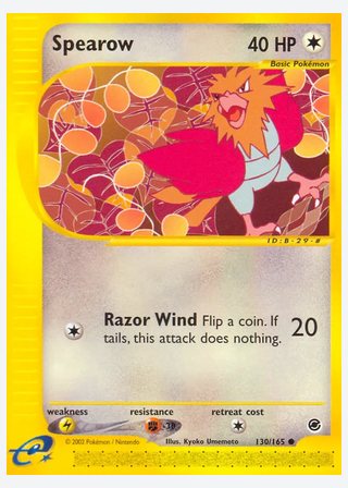 Spearow — catalogusbeeld