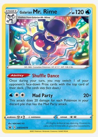 Galarian Mr. Rime — catalogusbeeld