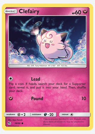 Clefairy — catalogusbeeld