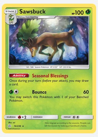 Sawsbuck — catalogusbeeld