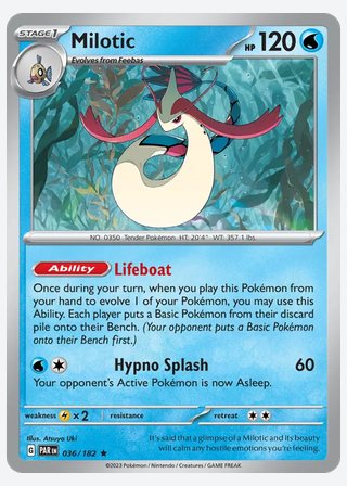 Milotic — catalogusbeeld