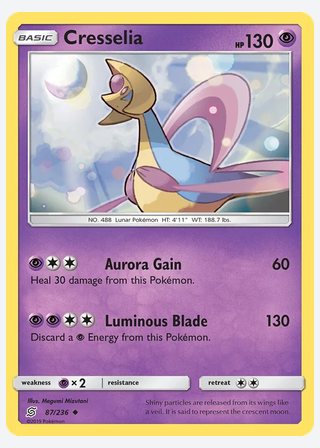 Cresselia — catalogusbeeld
