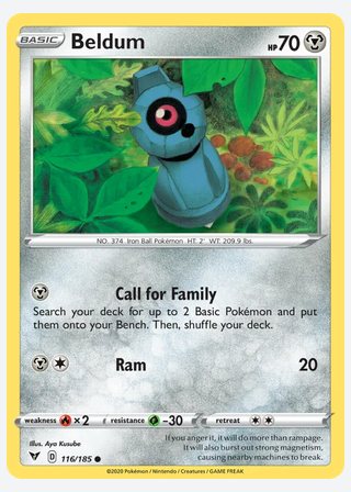 Beldum — catalogusbeeld