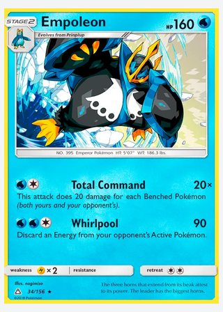 Empoleon — catalogusbeeld
