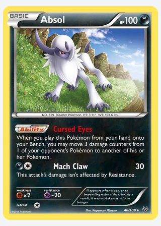 Absol — catalogusbeeld