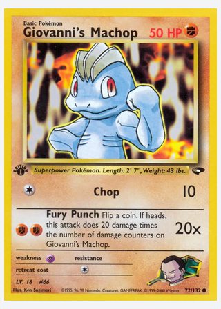 Giovanni's Machop — catalogusbeeld