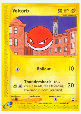 Voltorb — catalogusbeeld