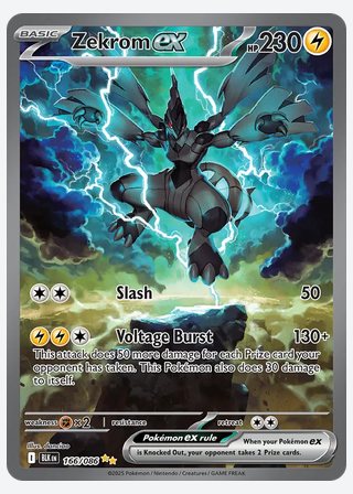 Zekrom ex — catalogusbeeld