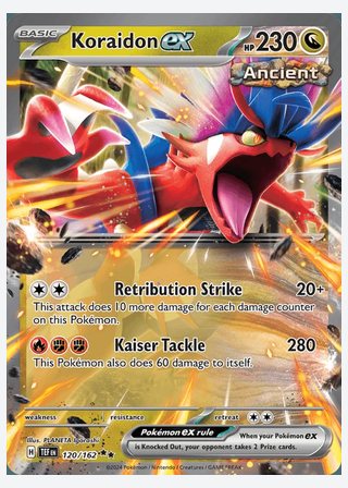 Koraidon ex — catalogusbeeld