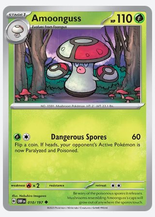 Amoonguss — catalogusbeeld