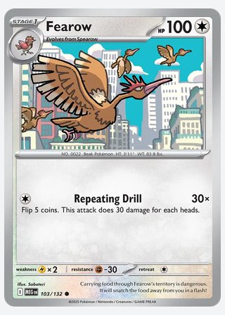 Fearow — catalogusbeeld