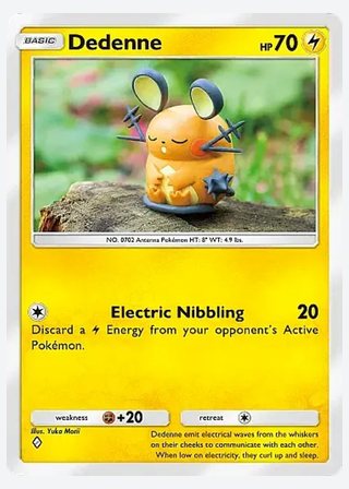 Dedenne — catalogusbeeld