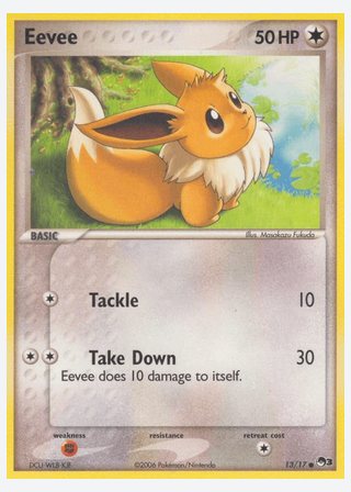 Eevee — catalogusbeeld