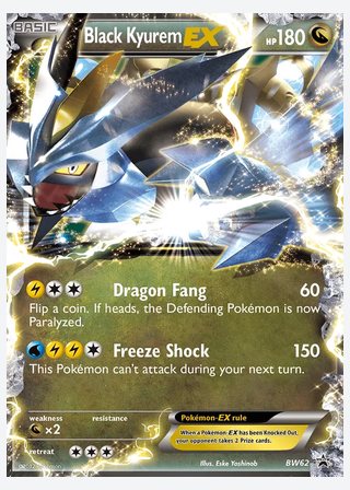 Black Kyurem-EX — catalogusbeeld