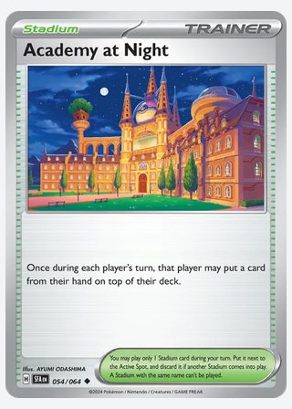 Academy at Night — catalogusbeeld
