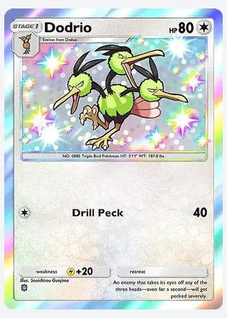 Dodrio — catalogusbeeld