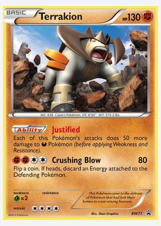 Terrakion — catalogusbeeld
