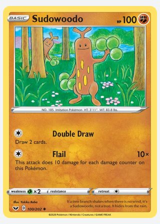 Sudowoodo — catalogusbeeld
