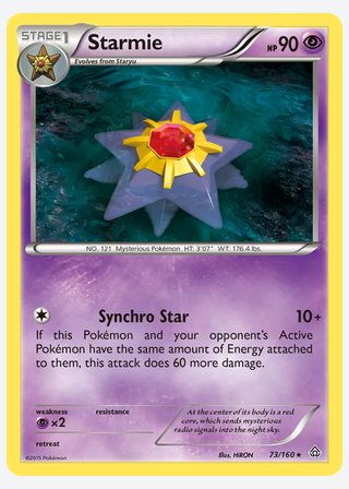 Starmie — catalogusbeeld