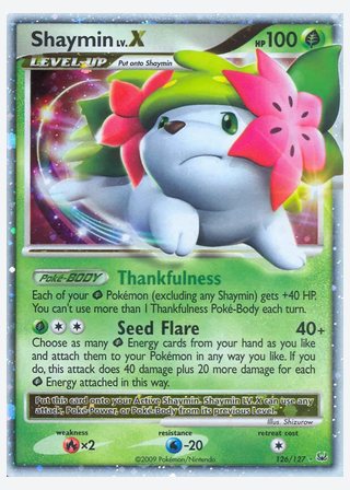 Shaymin LV.X — catalogusbeeld
