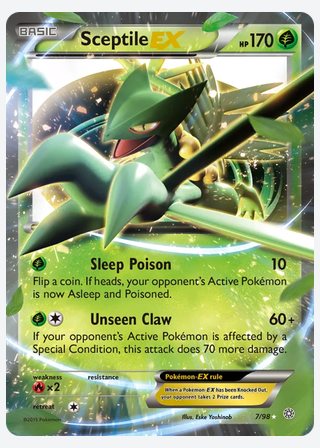 Sceptile EX — catalogusbeeld