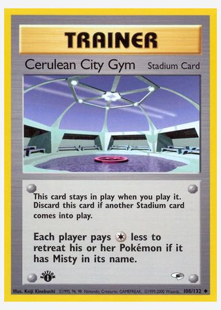 Cerulean City Gym — catalogusbeeld