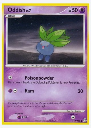 Oddish — catalogusbeeld
