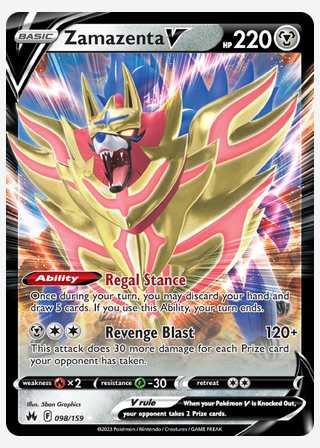 Zamazenta V — catalogusbeeld