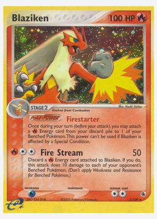 Blaziken — catalogusbeeld