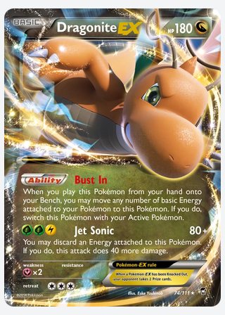 Dragonite EX — catalogusbeeld