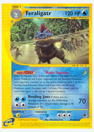 Feraligatr — catalogusbeeld