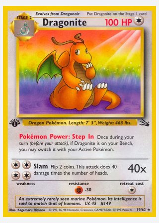 Dragonite — catalogusbeeld