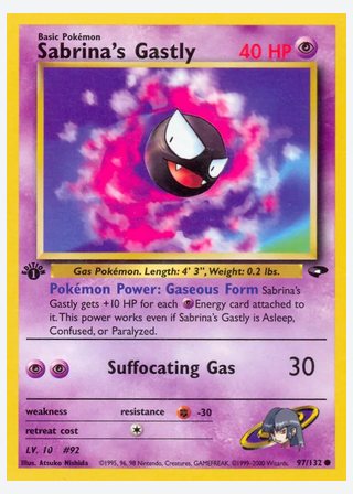 Sabrina's Gastly — catalogusbeeld