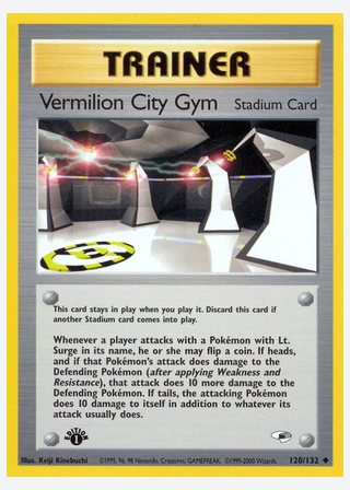 Vermilion City Gym — catalogusbeeld