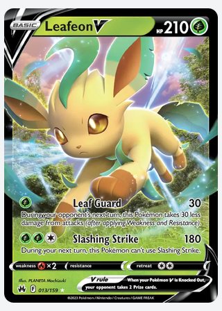 Leafeon V — catalogusbeeld
