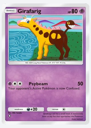 Girafarig — catalogusbeeld