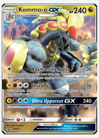 Kommo-o GX — catalogusbeeld