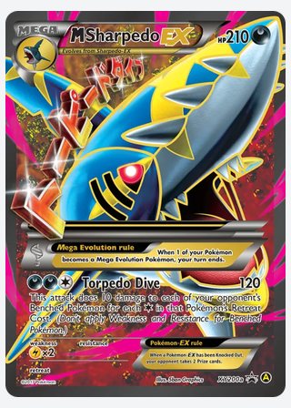 M Sharpedo-EX — catalogusbeeld