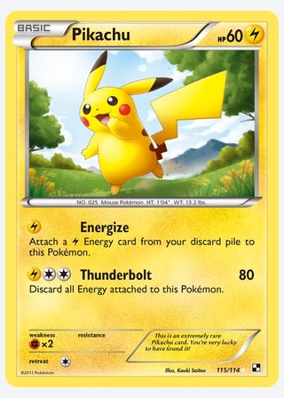 Pikachu — catalogusbeeld