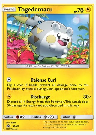 Togedemaru — catalogusbeeld