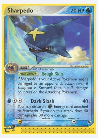 Sharpedo — catalogusbeeld