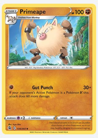 Primeape — catalogusbeeld