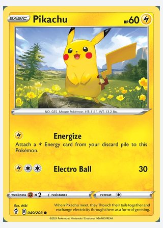 Pikachu — catalogusbeeld