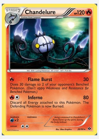 Chandelure — catalogusbeeld