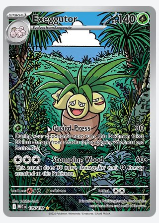 Exeggutor — catalogusbeeld