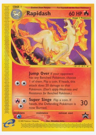Rapidash — catalogusbeeld