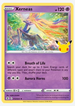 Xerneas — catalogusbeeld