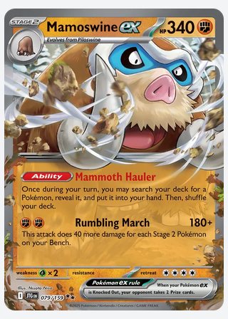 Mamoswine ex — catalogusbeeld